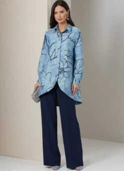 Vogue Sewing Pattern 2037 Shirt, Crop Top And Pants -Jaycotts Shop V2037 03