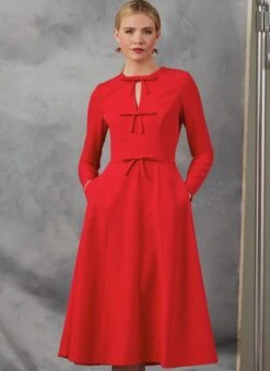 Vogue Sewing Pattern 2044 Dress With Sleeve And Length Variations -Jaycotts Shop V2044 01