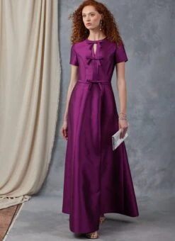 Vogue Sewing Pattern 2044 Dress With Sleeve And Length Variations