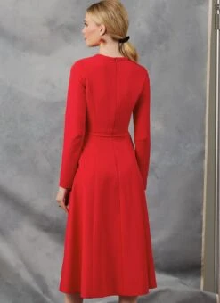 Vogue Sewing Pattern 2044 Dress With Sleeve And Length Variations -Jaycotts Shop V2044 04