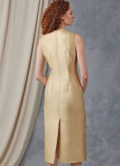 Vogue Sewing Pattern 2045 Dress With Collar And Sleeve Variations -Jaycotts Shop V2045 05