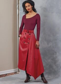 Vogue Sewing Pattern 2050 Skirts And Belt -Jaycotts Shop V2050 01