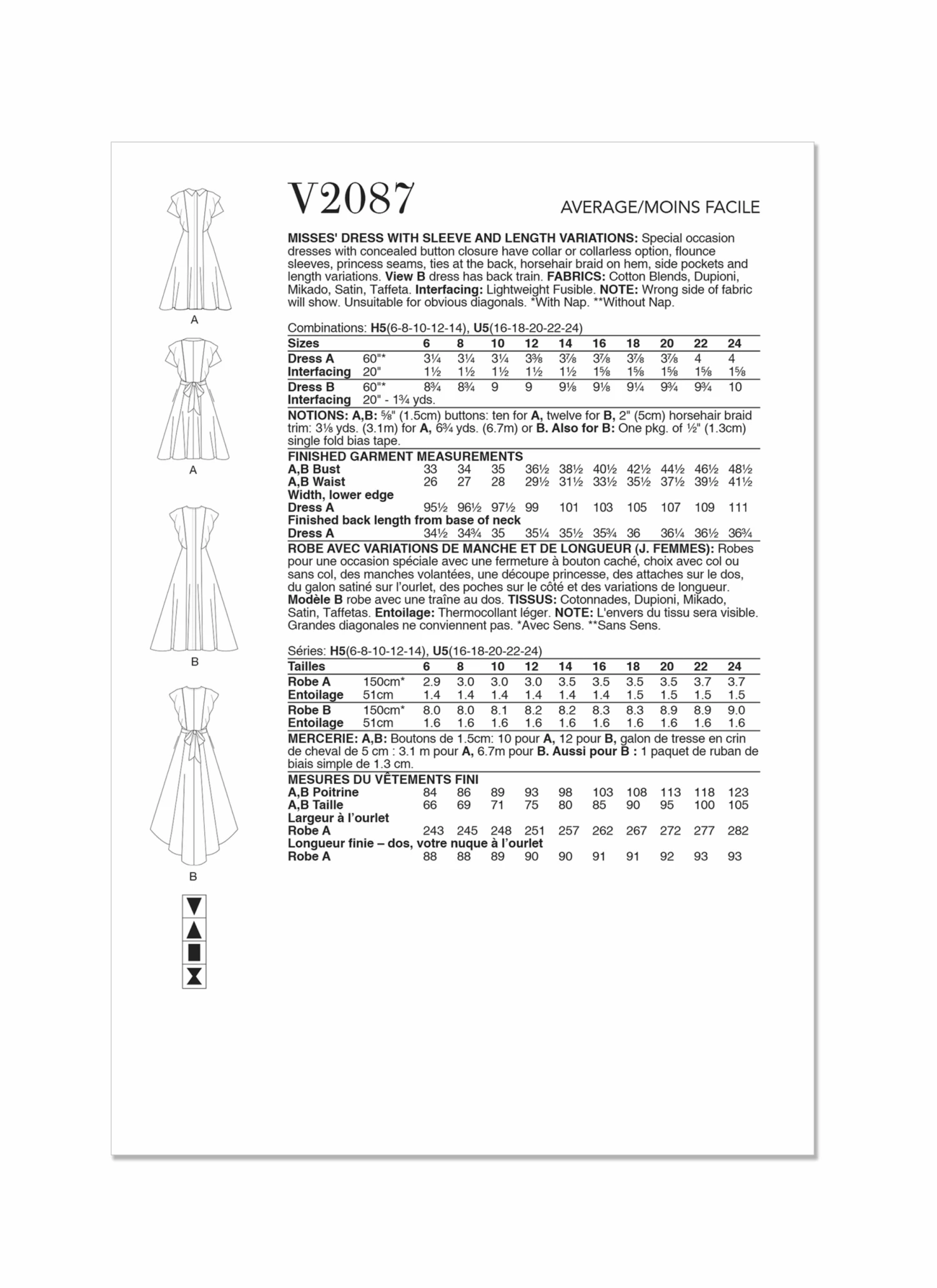 Vogue Sewing Pattern 2087 Special Occasion Dresses 7 Vogue Sewing Pattern 2087 Special Occasion Dresses - Image 7