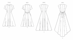 Vogue Sewing Pattern 2087 Special Occasion Dresses 15 Vogue Sewing Pattern 2087 Special Occasion Dresses -Jaycotts Shop V2087 line art