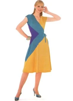 Vogue Sewing Pattern 2100 1980's Knit Dress By Diane Von Furstenberg -Jaycotts Shop V2100 01