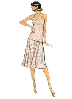 Vogue Pattern 2122 1970's Jacket, Skirt And Top By Diane Von Furstenberg -Jaycotts Shop V2122 02