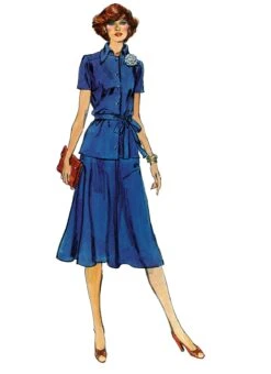 Vogue Pattern 2122 1970's Jacket, Skirt And Top By Diane Von Furstenberg -Jaycotts Shop V2122 03