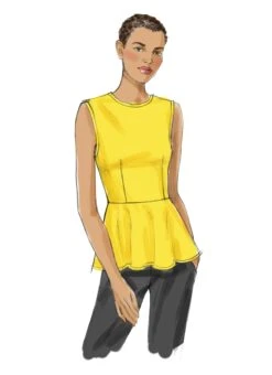 Vogue Pattern 8815 Misses' Top | Very Easy