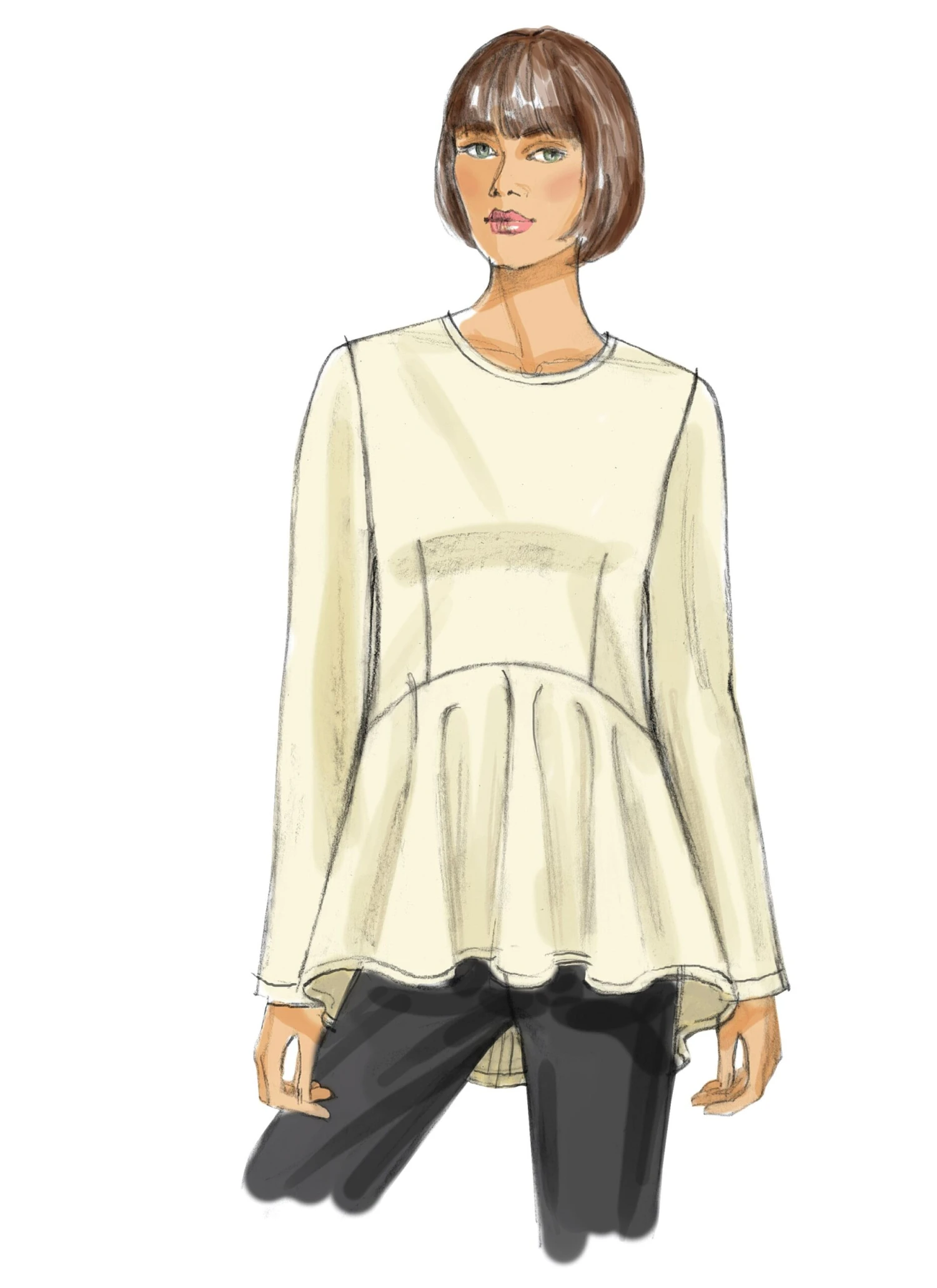 Vogue Pattern 8815 Misses' Top | Very Easy 4 Vogue Pattern 8815 Misses' Top | Very Easy - Image 4