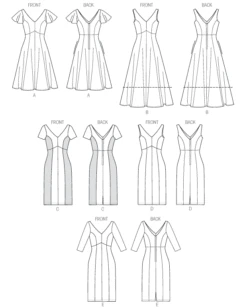 Vogue Pattern 8997 Misses' Dress | Easy -Jaycotts Shop V8997i