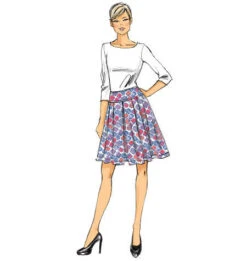 Vogue Pattern 9090 Misses' Skirt | Very Easy 6 Vogue Pattern 9090 Misses' Skirt | Very Easy -Jaycotts Shop V9090 full 3