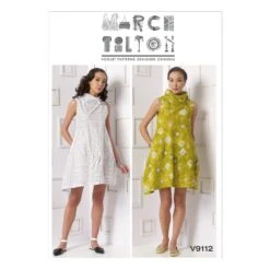 Vogue Pattern 9112 Misses' Dress | Marci Tilton 12 Vogue Pattern 9112 Misses' Dress | Marci Tilton -Jaycotts Shop V9112 front