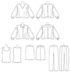 Vogue Pattern 9286 Separates Sewing Pattern 20 Vogue Pattern 9286 Separates Sewing Pattern -Jaycotts Shop V9286