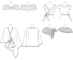 Vogue Pattern 9291 Misses' Wraps, Shrug, And Scarf Pattern | Kathryn Brenne -Jaycotts Shop V9291