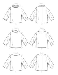 Vogue Pattern 9330 Misses' Top | Very Easy Vogue 15 Vogue Pattern 9330 Misses' Top | Very Easy Vogue -Jaycotts Shop V9330