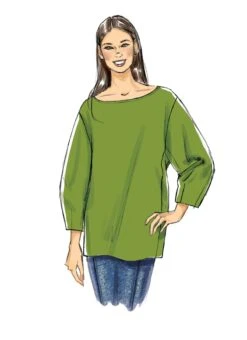 Vogue Pattern 9330 Misses' Top | Very Easy Vogue 12 Vogue Pattern 9330 Misses' Top | Very Easy Vogue -Jaycotts Shop V9330 04