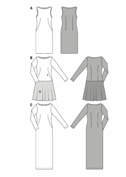 Burda 6988 Dress Sewing Pattern 13 Burda 6988 Dress Sewing Pattern -Jaycotts Shop bd 6988 M