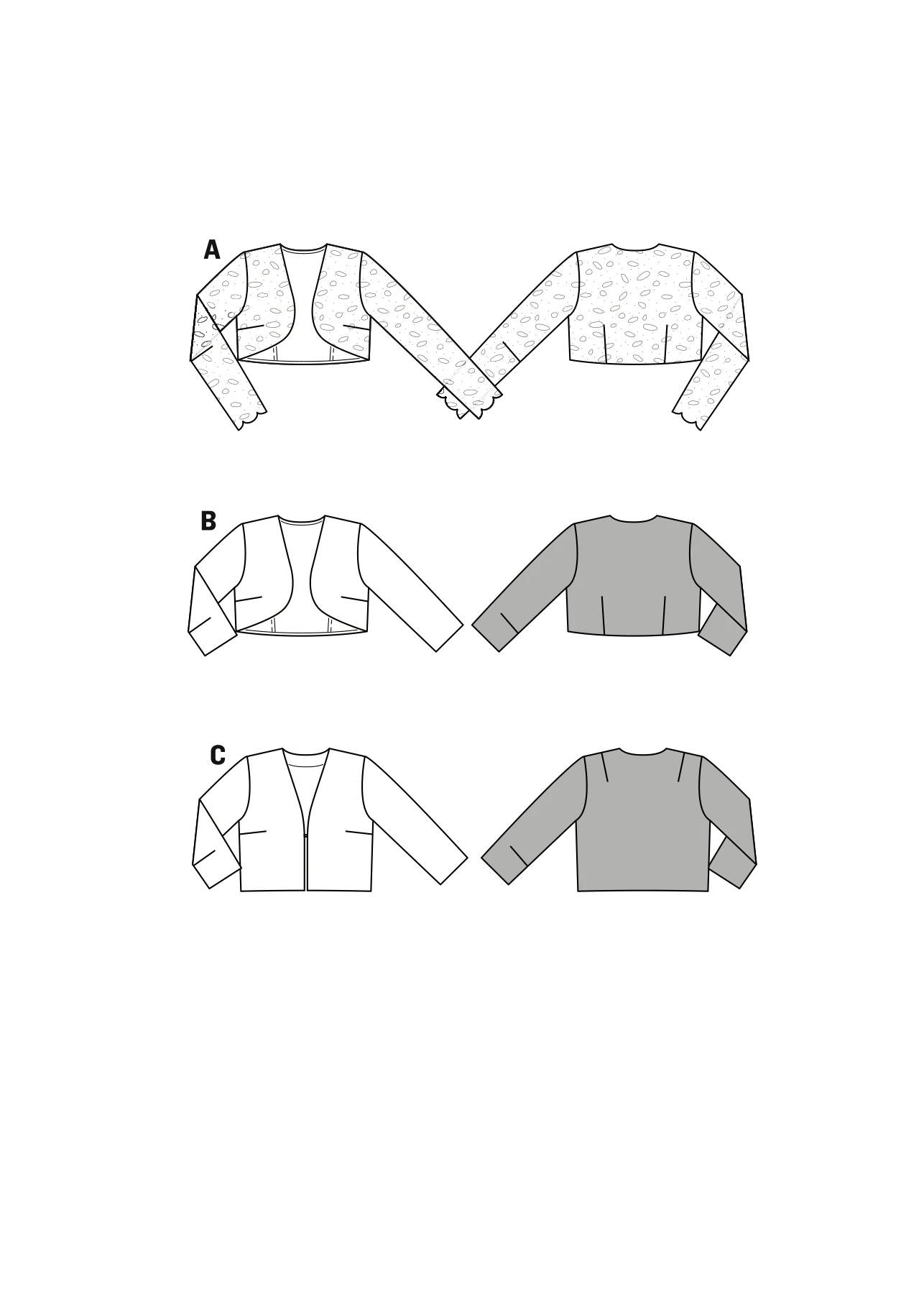 Burda 7686 Bolero Pattern 6 Burda 7686 Bolero Pattern - Image 6