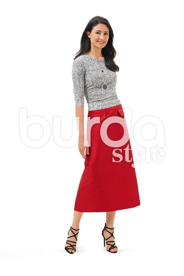 Burda 6682 Women's Skirt Sewing Pattern 5 Burda 6682 Women's Skirt Sewing Pattern - Image 5