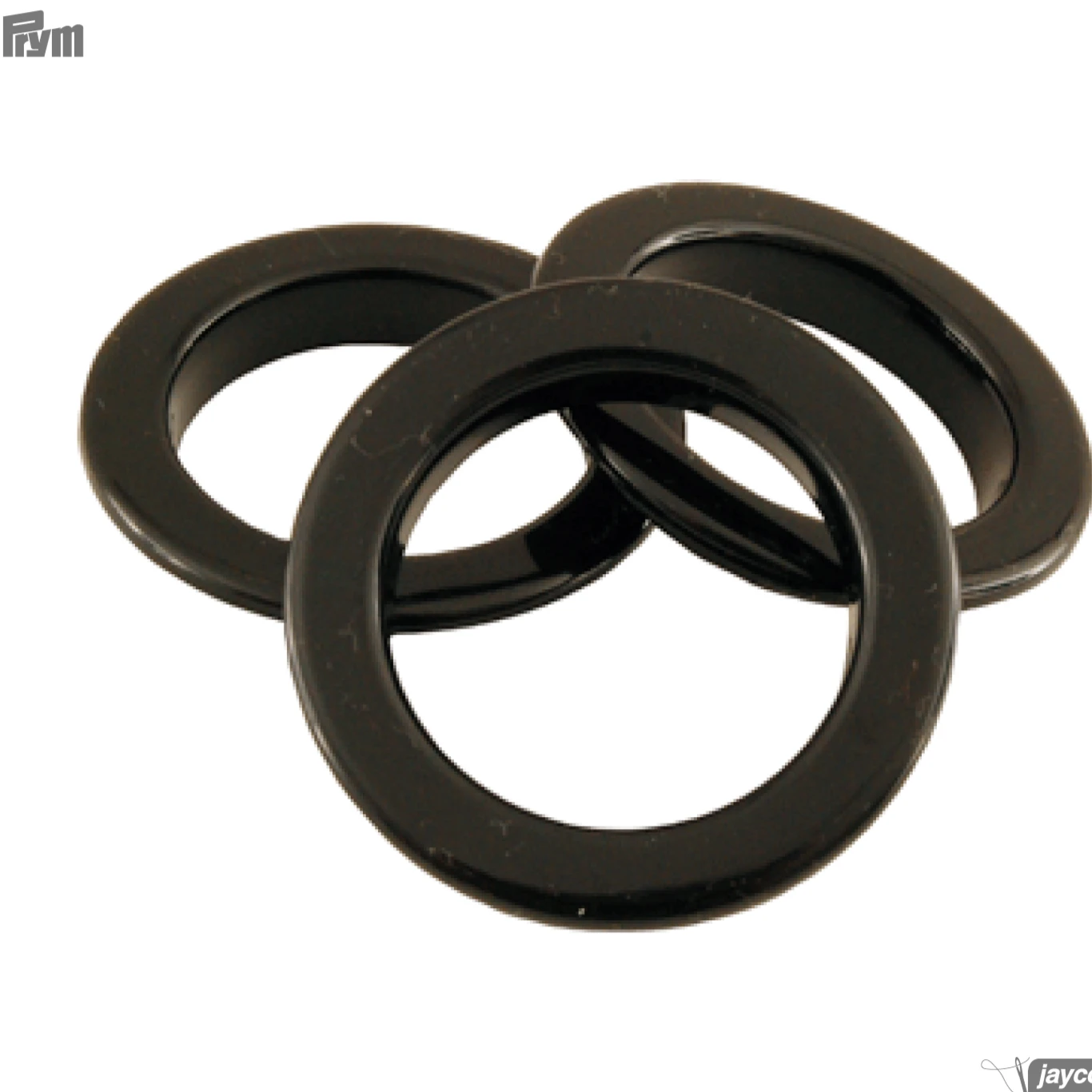 Prym Metal Eyelets, Black 4mm Size 2 Prym Metal Eyelets, Black 4mm Size - Image 2