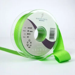 Berisfords Grosgrain Ribbon - Spring Green