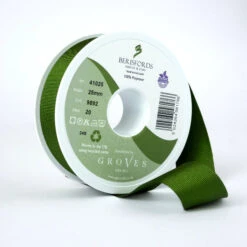 Berisfords Grosgrain Ribbon - Moss