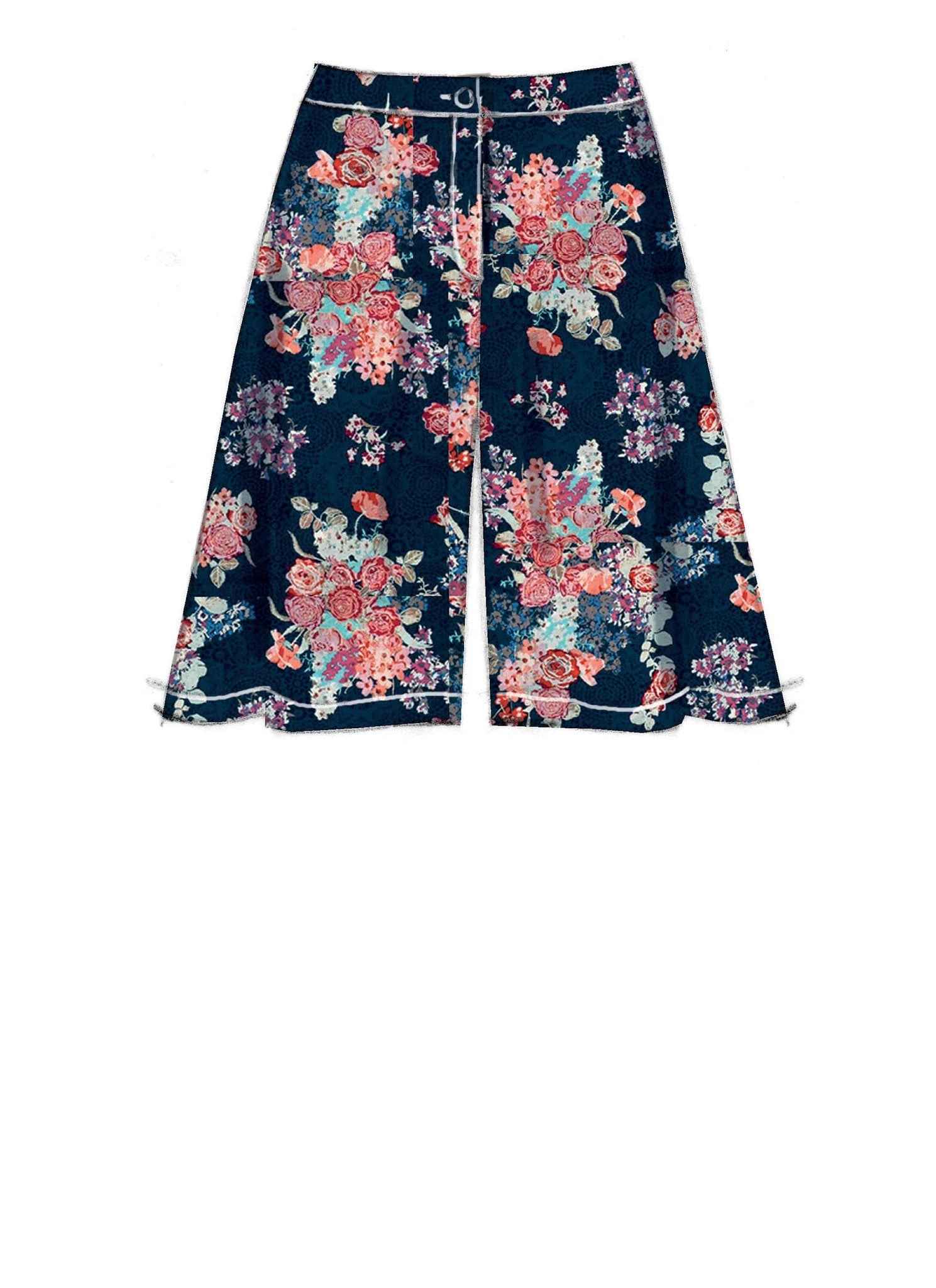 M7475 Misses' Flared Skirts, Shorts And Culottes 8 M7475 Misses' Flared Skirts, Shorts And Culottes - Image 8