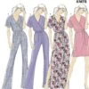 New Look NL6554 Knit Jumpsuit And Dresses Pattern