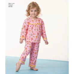 New Look NL6170 Toddlers' And Child's Pyjamas Pattern -Jaycotts Shop newlook babies toddlers pattern 6170 AV1