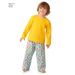 New Look NL6170 Toddlers' And Child's Pyjamas Pattern -Jaycotts Shop newlook babies toddlers pattern 6170 AV2
