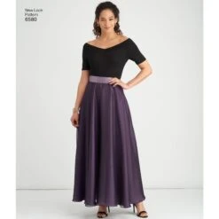 New Look NL6580 Circle Skirt Evening Wear Pattern -Jaycotts Shop newlook circle skirt pattern 6580 AV3