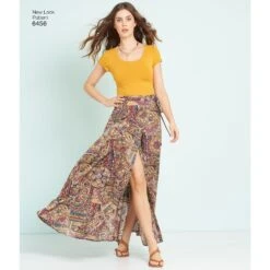 New Look NL6456 Misses' Easy Wrap Skirts In Four Lengths -Jaycotts Shop newlook skirts pants pattern 6456 AV1A