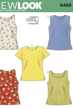 New Look NL6483 Misses Top Pattern | Easy