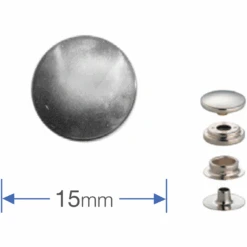 Prym 390201 Pack Of 10 Silver Press Fasteners 15mm Heavy -Jaycotts Shop silver heavy a38df76c 8539 4cff 8218 74a02d453078
