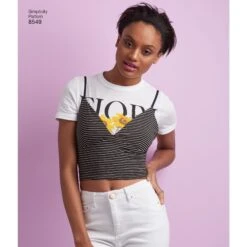 Simplicity Pattern 8549 Knit Or Woven Bra Tops 14 Simplicity Pattern 8549 Knit Or Woven Bra Tops -Jaycotts Shop simplicity bralette pattern 8549 AV1