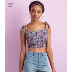 Simplicity Pattern 8549 Knit Or Woven Bra Tops