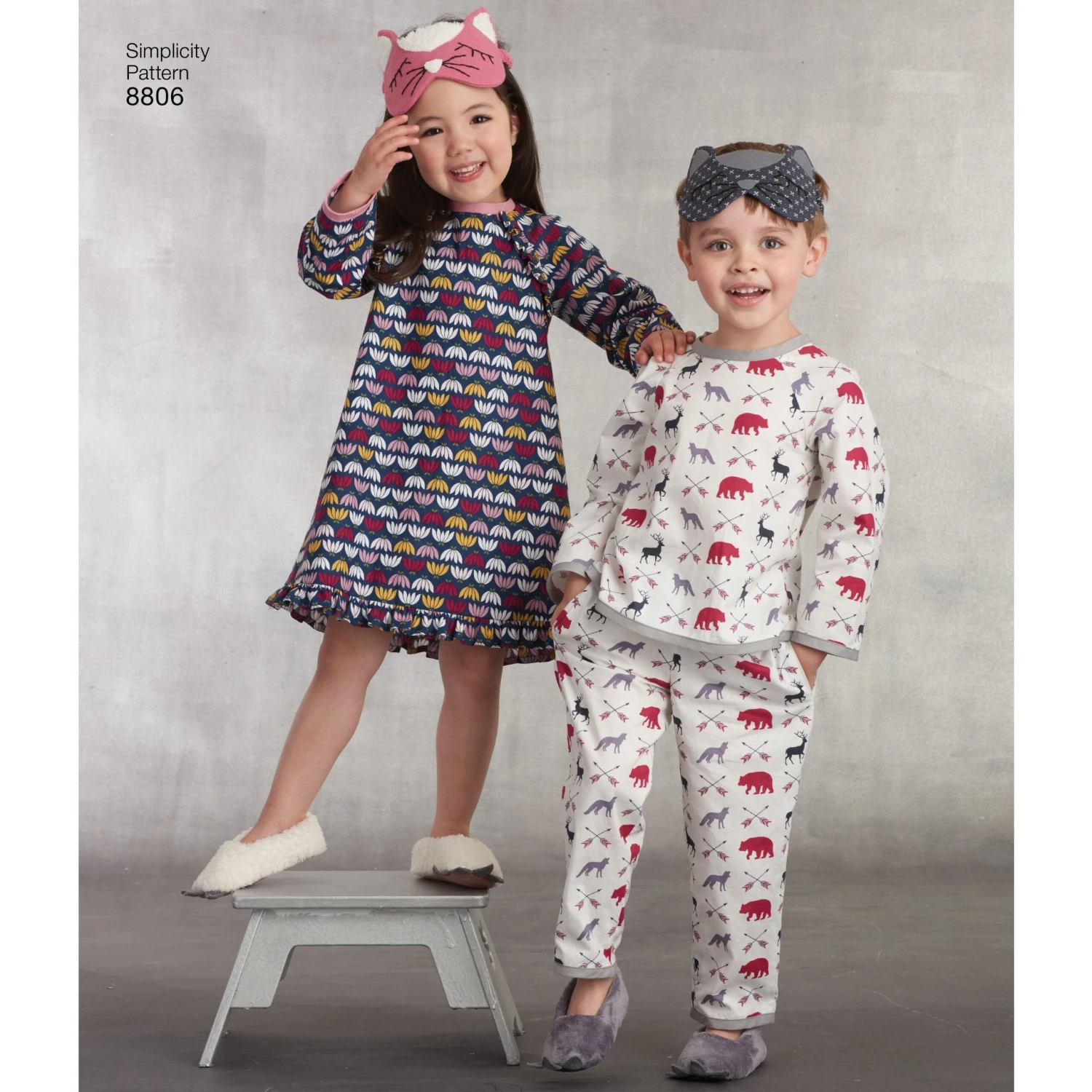 Simplicity Pattern 8806 Boys And Girls Loungewear 1 Simplicity Pattern 8806 Boys And Girls Loungewear