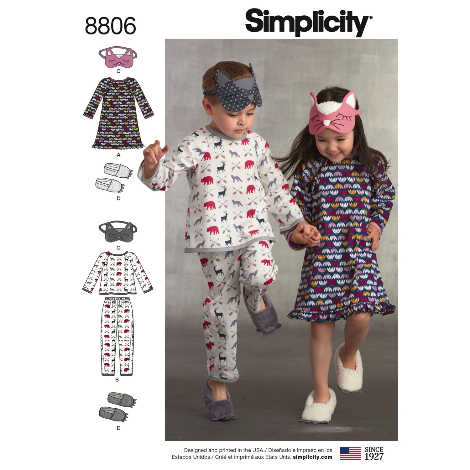 Simplicity Pattern 8806 Boys And Girls Loungewear 4 Simplicity Pattern 8806 Boys And Girls Loungewear - Image 4