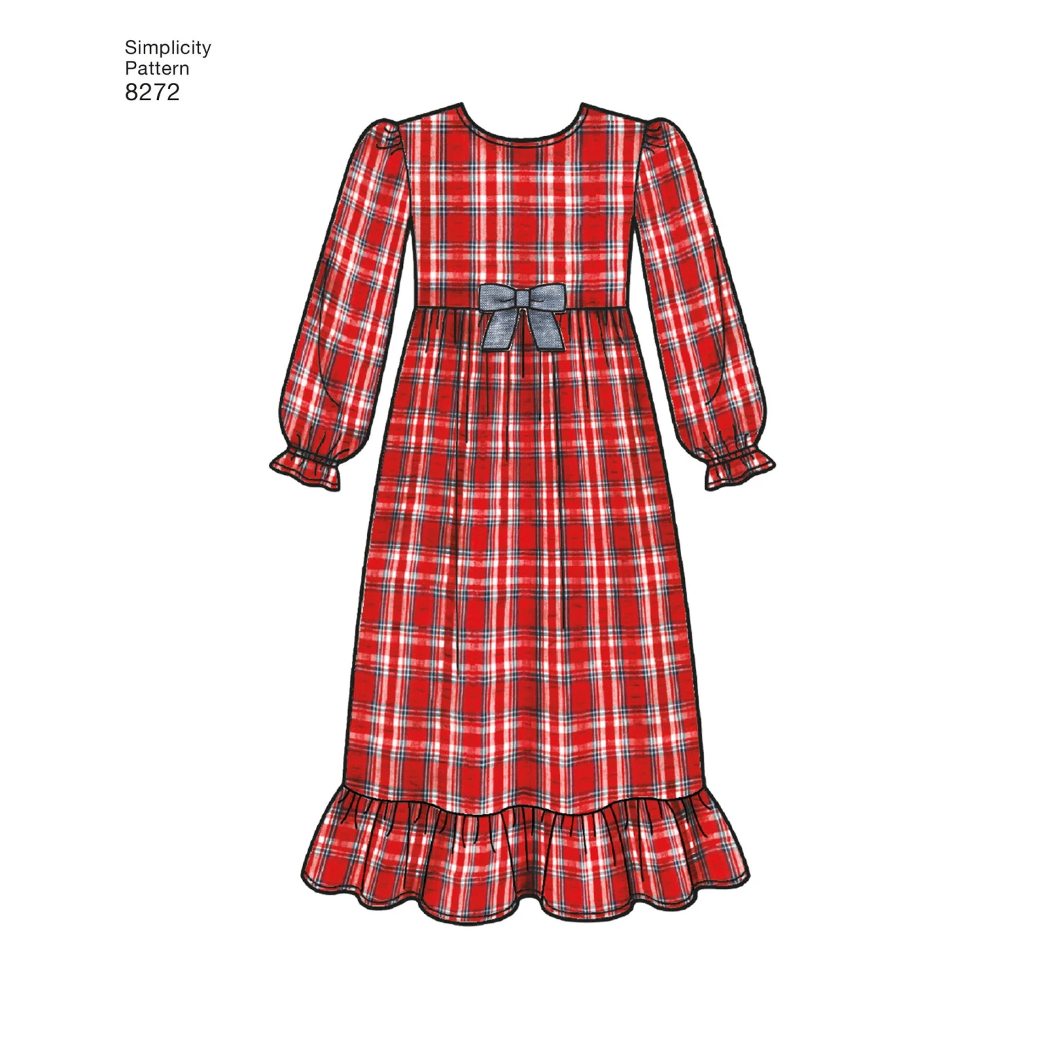 Simplicity Pattern 8272 Child's And Girls' Sleepwear 2 Simplicity Pattern 8272 Child's And Girls' Sleepwear - Image 2