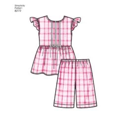 Simplicity Pattern 8272 Child's And Girls' Sleepwear 10 Simplicity Pattern 8272 Child's And Girls' Sleepwear -Jaycotts Shop simplicity children pattern 8272 AV3