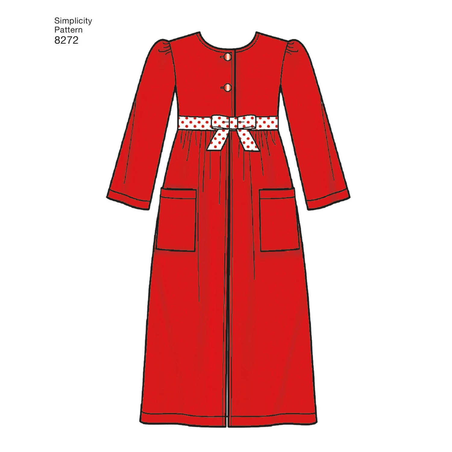 Simplicity Pattern 8272 Child's And Girls' Sleepwear 5 Simplicity Pattern 8272 Child's And Girls' Sleepwear - Image 5