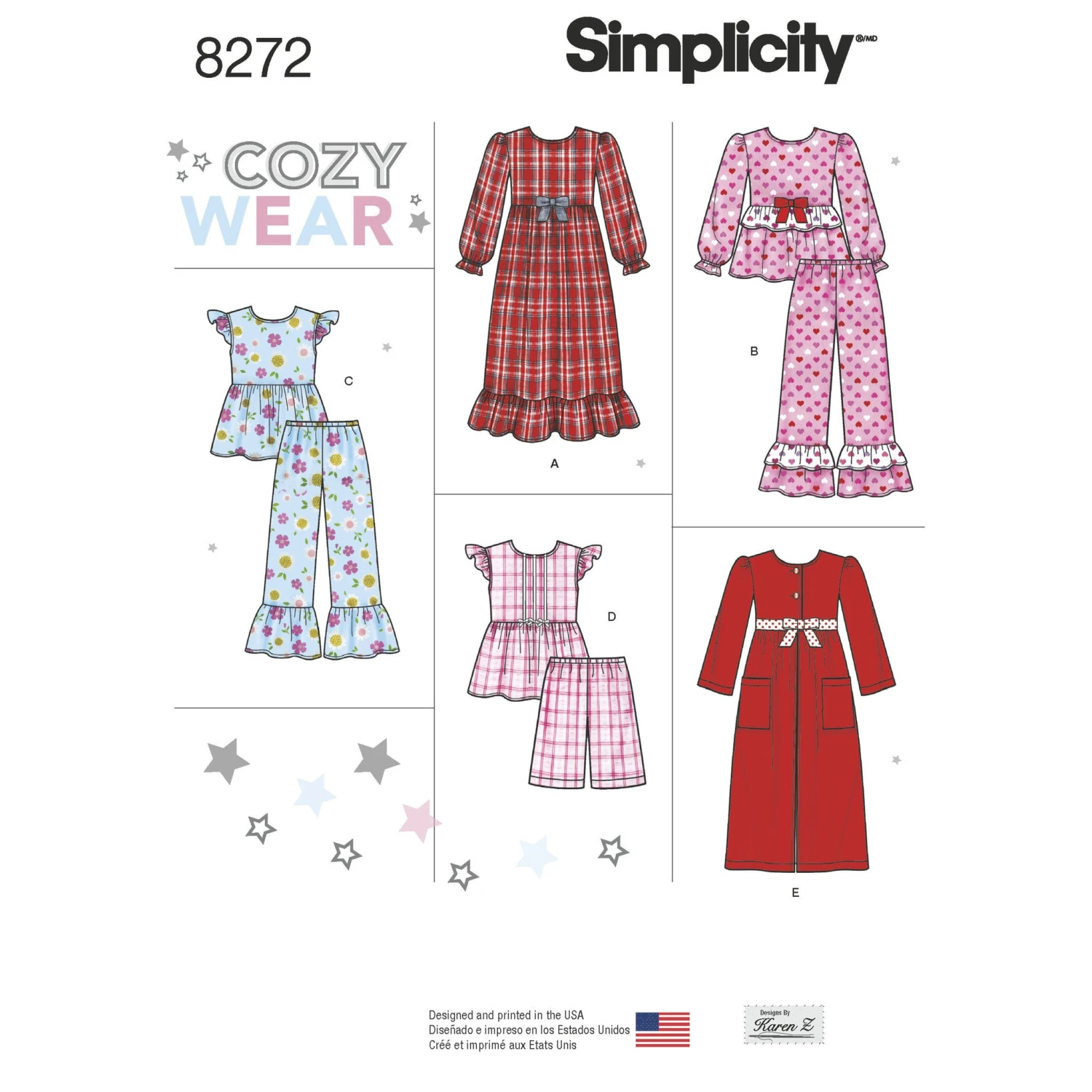 Simplicity Pattern 8272 Child's And Girls' Sleepwear 7 Simplicity Pattern 8272 Child's And Girls' Sleepwear - Image 7