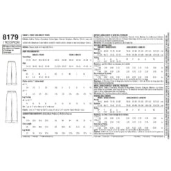 Simplicity Pattern 8179 Trouser For The Whole Family -Jaycotts Shop simplicity men pattern 8179 envelope back