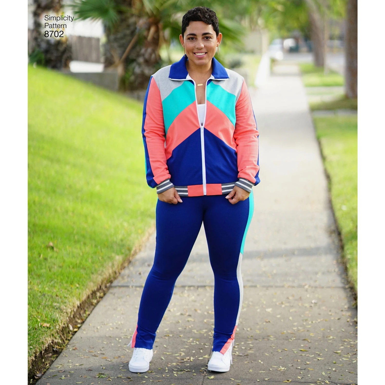 Simplicity Pattern 8702 Track Jacket 1 Simplicity Pattern 8702 Track Jacket
