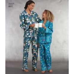 Simplicity Pattern 8803 Classic Pyjama Set