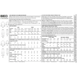 Simplicity Pattern 8803 Classic Pyjama Set 11 Simplicity Pattern 8803 Classic Pyjama Set -Jaycotts Shop simplicity mother daughter classic pajamas pattern 8803 envelope back