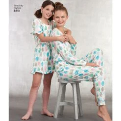 Simplicity Pattern 8801 Girls And Misses Knit Jumpsuit Romper