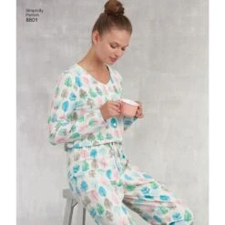 Simplicity Pattern 8801 Girls And Misses Knit Jumpsuit Romper -Jaycotts Shop simplicity mother daughter pajama rompers pattern 8801 AV4
