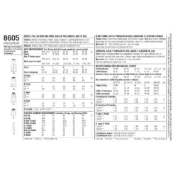 Simplicity Pattern 8605 Pull On Skirt And Pants 10 Simplicity Pattern 8605 Pull On Skirt And Pants -Jaycotts Shop simplicity paper bag waist pattern 8605 envelope back