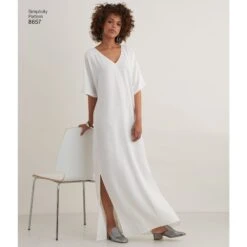 Simplicity Pattern 8657 Caftan With Options For Design-hacking